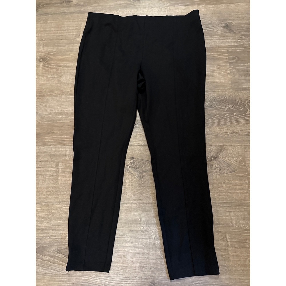 DAY 2 DAY DUETTE NYC XLT black Knit Pants NWT Pointe Pants Zipper Ankle